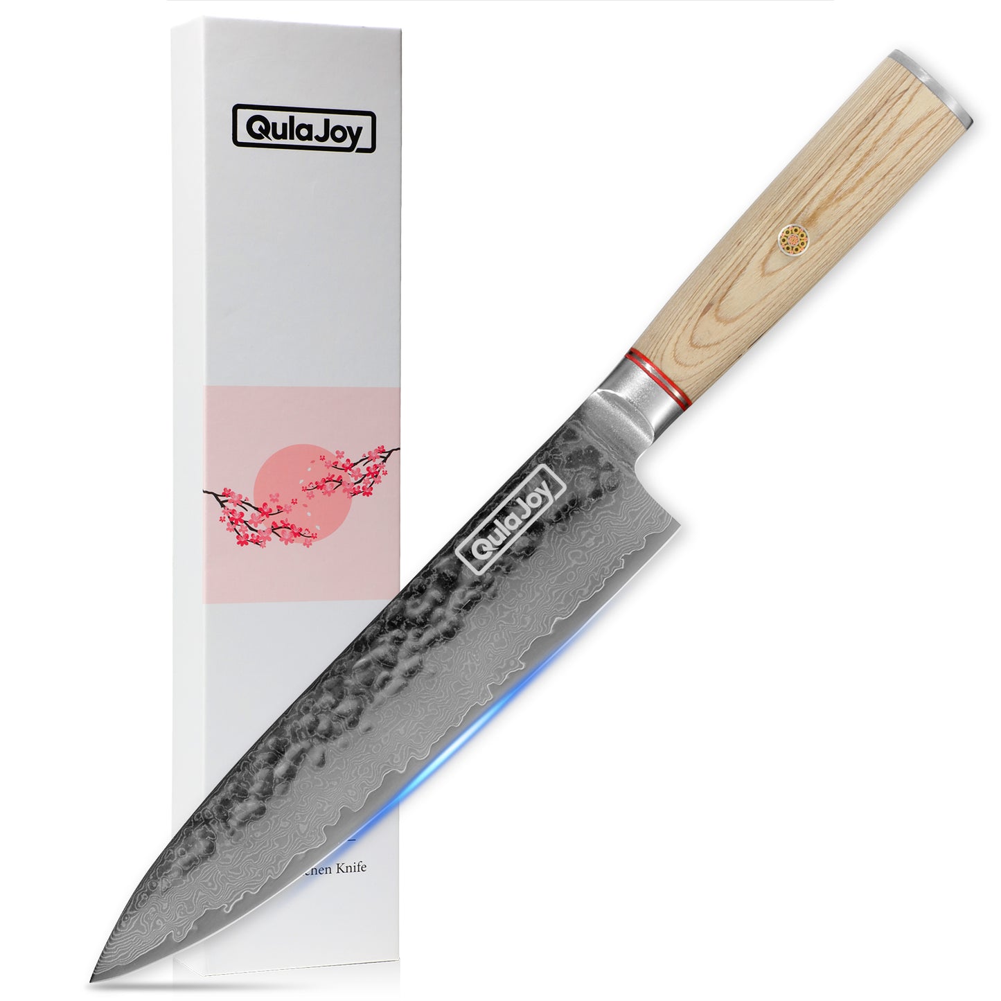 Eadgecraft Knives Knife 6.9 Inch, Professional Vegetable Knife Japanese Kitchen Knives 67-Layers Damascus Chef Knife, Cooking Knife For Home Outdoor With Ergonomic Wood Handle